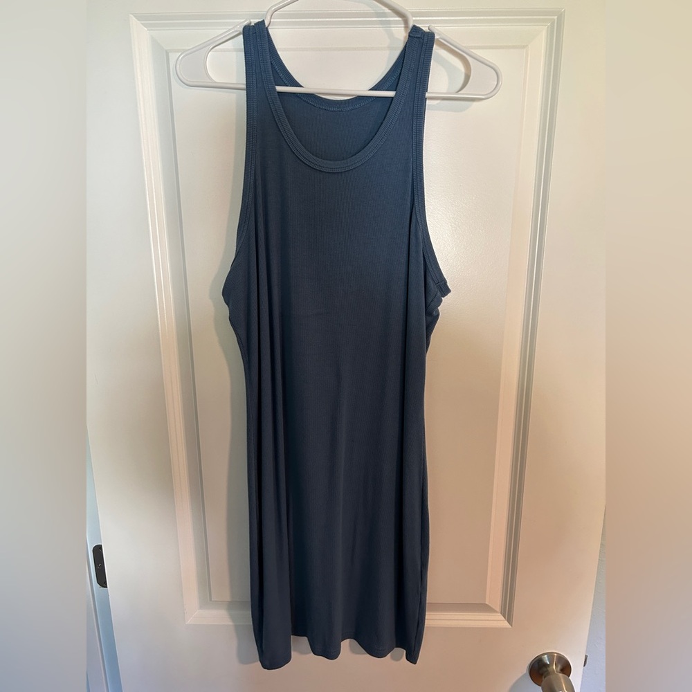 Blue Sleeveless Dress